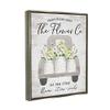 Stupell Industries Antique Flower Sign Vintage Truck Bouquet Blossoms, Design by Lettered and Lined view 2