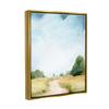 Stupell Industries Rural Country Path Abstract Trees Puffy Clouds, Design by Amy Hall view 2