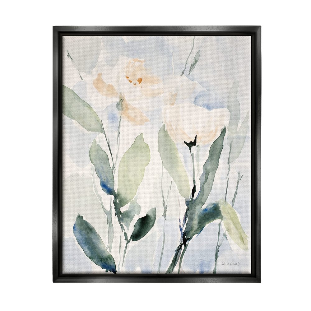 Stupell Industries Traditional White Flower Blossoms Watercolor Detail, Design by Lanie Loreth