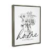 Stupell Industries Home Happy Place Flower Blossoms Jar Bouquet, Design by Lettered and Lined view 2