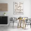 Stupell Industries Strong Coffee Vintage Grain Pattern Kitchen Typography, Design by Daphne Polselli view 3