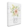 Stupell Industries Country Bouquet Floral Arrangement Religious Joy Script, Design by Lettered and Lined view 2