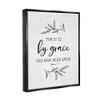 Stupell Industries By Grace Spiritual Verse Phrase Leaf Sprigs, Design by Lettered and Lined view 2