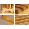 DASHADAO Ladder Stool Solid Wood Moisture Proof Durable No Need to Install Change The Shoe Bench, 2-Step Ladder (Size : 39x42x38cm) view 4