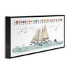 Stupell Industries Sailing Flags Educational Sailboat Structure Boating Diagram, Design by Dishique view 3