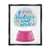 Stupell Industries Romantic Snowflake Kisses Snow Globe Winter Quote, Design by Kamdon Kreations view 1