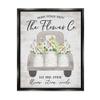 Stupell Industries Antique Flower Sign Vintage Truck Bouquet Blossoms, Design by Lettered and Lined view 1