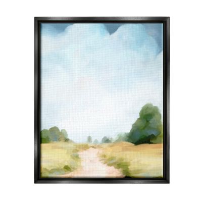 Stupell Industries Rural Country Path Abstract Trees Puffy Clouds, Design by Amy Hall