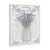 Stupell Industries Lavender Sprigs Bouquet Ornate French Script Motif, Design by Lettered and Lined view 4