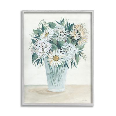 Stupell Industries Wildflower Daisies Floral Bouquet Arrangement Glass Vase, Design by Cindy Jacobs