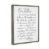 Stupell Industries Our Father Religious Prayer Reading Spiritual Scripture, Design by Lettered and Lined view 2