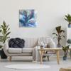 Stupell Industries Abstract Blue Petals Fluid Modern Botanical Design, Design by K. Nari view 3