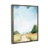 Stupell Industries Rural Country Path Abstract Trees Puffy Clouds, Design by Amy Hall view 2