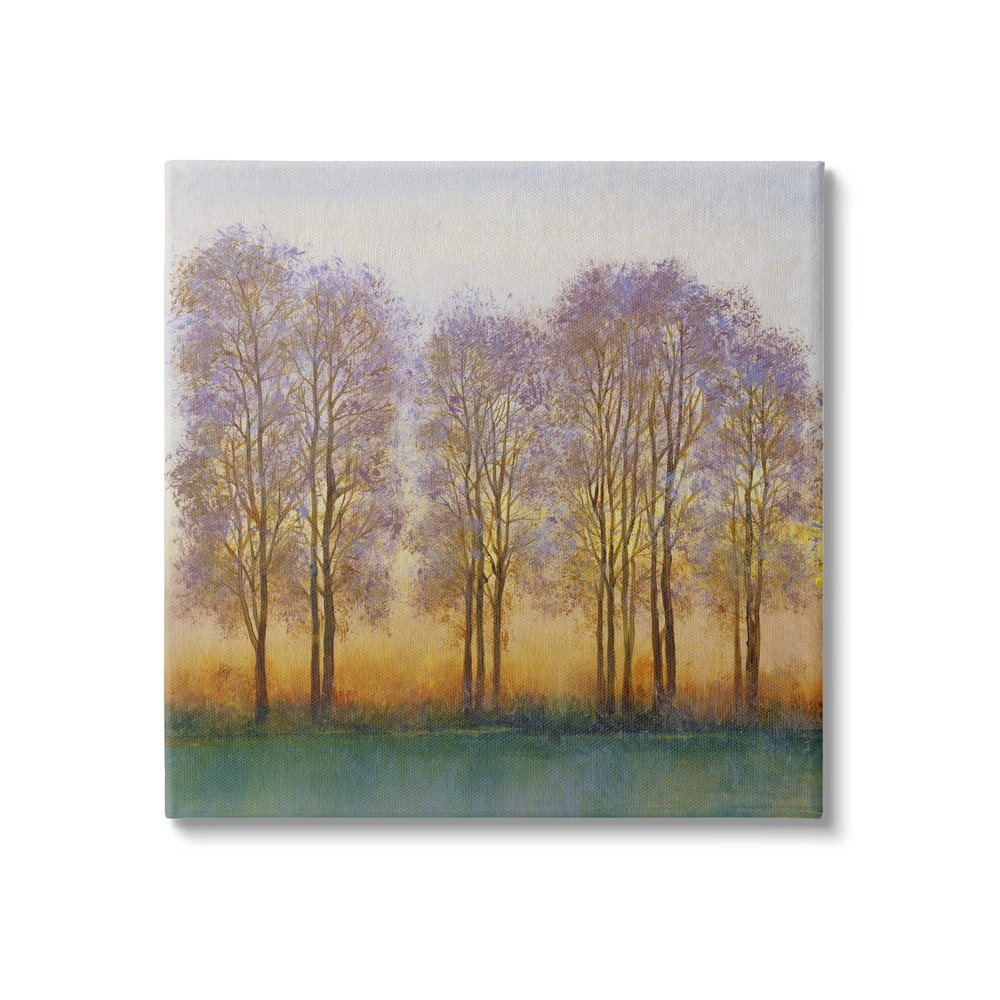 Stupell Industries Warm Sunset Sky Trees Silhouettes Nature Scene, Design by Tim OToole