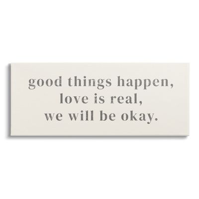 Stupell Industries We Will Be Okay Soothing Encouragement Sentiment, Design by Daphne Polselli