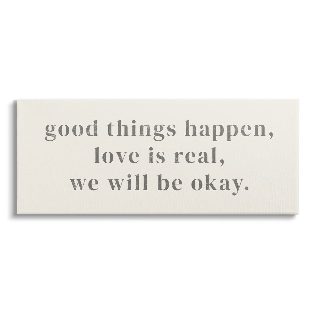 Stupell Industries We Will Be Okay Soothing Encouragement Sentiment, Design by Daphne Polselli