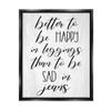 Stupell Industries Happy In Leggings Funny Fashion Calligraphy Saying, Design by Daphne Polselli view 1