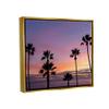 Stupell Industries Purple Sunrise Sky Tall Palm Trees Silhouettes, Design by Jeff Poe Photography view 2