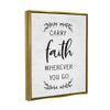 Stupell Industries Inspirational Faith Quote Religious Rustic Botanicals, Design by Lettered and Lined view 2