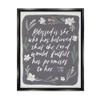 Stupell Industries Floral Religious Verse Calligraphy Script Botanical Border, Design by Amanda Houston view 1