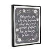 Stupell Industries Floral Religious Verse Calligraphy Script Botanical Border, Design by Amanda Houston view 2