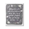 Stupell Industries Floral Religious Verse Calligraphy Script Botanical Border, Design by Amanda Houston view 1
