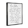 Stupell Industries Our Father Religious Prayer Reading Spiritual Scripture, Design by Lettered and Lined view 2
