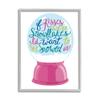 Stupell Industries Romantic Snowflake Kisses Snow Globe Winter Quote, Design by Kamdon Kreations view 1