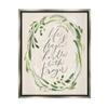 Stupell Industries Religious Prayer Phrase Script Botanical Leaf Border, Design by Caverly Smith view 1