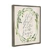 Stupell Industries Religious Prayer Phrase Script Botanical Leaf Border, Design by Caverly Smith view 2