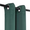 1 Set Solid Blackout Thermal Window Curtain Opaque Colors Same Color in Front and The Back Different Size Hunter Green, K30 (27" Wide x 30" Long) Per Panel view 2