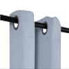1 Set Solid Blackout Thermal Window Curtain Opaque Colors Same Color in Front and The Back Different Size Light Blue, K30 (27" Wide x 30" Long) Per Panel view 2
