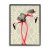 Stupell Industries Pink Flamingos Intertwining Vintage Hats Shapes Design, Design by Amelie Legault view 1