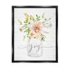 Stupell Industries Country Bouquet Floral Arrangement Religious Joy Script, Design by Lettered and Lined view 1