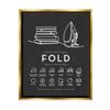 Stupell Industries Laundry Diagram Symbols Chart Ironing Folding Guide, Design by Lettered and Lined view 1