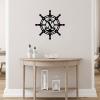 Alioyoit X Nautical Anchor Monogram Letter Distressed Metal Sign Welcome Sign Personalized Long Lasting Laser Cut Metal Wall Art Art Sign for Man Cave Patio Indoor Outdoor Decor Home Decor 18 Inch view 4