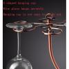 Can store decanters Wine Glass Rack, wooden Wine Glass Holder, Freestanding Tabletop Stemware Storage Stand, for Home Bar Kitchen, G-shaped hook view 3