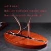 Can store decanters Wine Glass Rack, wooden Wine Glass Holder, Freestanding Tabletop Stemware Storage Stand, for Home Bar Kitchen, G-shaped hook view 4