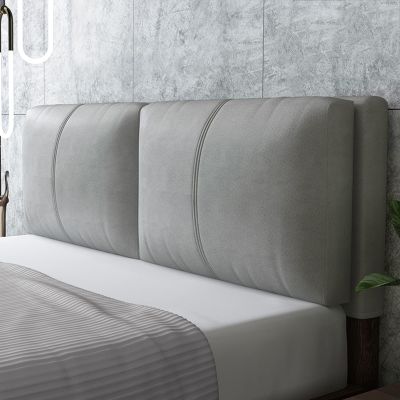Adult Headboard Cushion Soft Bed Rest Back Removable Reading Pillow Wedge Fluffy Cotton Bolster Lumbar Cushion Daybed Bolster for Bunk Bed Dorm,C,No headboard 47.2"/120cm