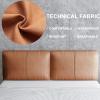 Adult Headboard Cushion Soft Bed Rest Back Removable Reading Pillow Wedge Fluffy Cotton Bolster Lumbar Cushion Daybed Bolster for Bunk Bed Dorm,B,No headboard 47.2"/120cm view 4
