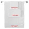 BY LORA Terry Bath Towel Hand Towel and Wash Cloth Plush Towel for Bath Shower - Red, Set of 8 view 2