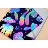 Avalokitesvara Magic Mushrooms Psychedelic Flannel Blanket Super Soft and Warm for Bed Couch Sofa 120x90 Inch for Family view 2