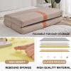 Headboard Wedge Pillow King Size Leather Upholstered Backrest Support Reading Pillow Removable Lumbar Pillow for Bunk Bed Daybed Bench Pillow,B,Wth headboard 78.7"/200cm view 3