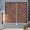 Thermal Insulated Window Curtain,Warm Windproof Partition Winter Cotton Drapes,Home Cold Protection Noise Reduction Covers Soundproof Blackout Privacy Screen,for Balcony Bedroom Kitchen (Color : A, view 2
