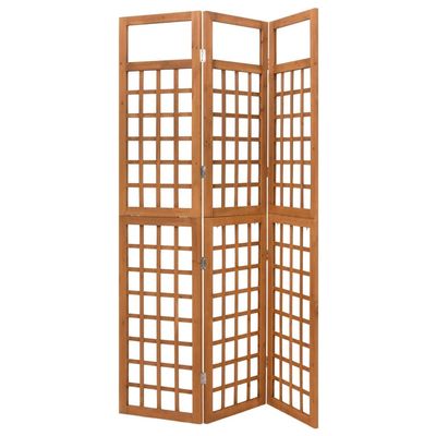3-Panel Room Divider/Trellis,Room Divider Screen,Folding Privacy Screens,Decorative Screen Panels,Privacy Wall,Wall Dividers,Outdoor Room Divider,for Home, Office,Bedroom,Solid Fir Wood 47.6"x71.1"