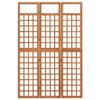 3-Panel Room Divider/Trellis,Room Divider Screen,Folding Privacy Screens,Decorative Screen Panels,Privacy Wall,Wall Dividers,Outdoor Room Divider,for Home, Office,Bedroom,Solid Fir Wood 47.6"x71.1" view 2