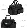 ZIOZERTT Cleaning Caddy Bag,Large Cleaning Supplies Organizer with Handle for Housekeepers, Black view 4