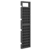 4-Panel Room Divider/Trellis,Room Divider Screen,Folding Privacy Screens,Decorative Screen Panels,Privacy Wall,Wall Dividers,Outdoor Room Divider,for Office,Bedroom, Solid Fir Wood Black 63.4"x70.9" view 4