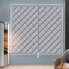 Thermal Insulated Window Curtain,Warm Windproof Partition Winter Cotton Drapes,Home Cold Protection Noise Reduction Covers Soundproof Blackout Privacy Screen,for Balcony Bedroom Kitchen (Color : A, view 2