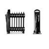 DUTIL Fan Heater,Oil Filled Radiator, 7 Fins Compact Radiator,Adjustable Thermostat,Automatic Overheat Protection,Easy Access Carry Handle,700W, Black view 1